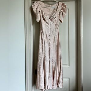 ASOS Satin Midi Tea Dress